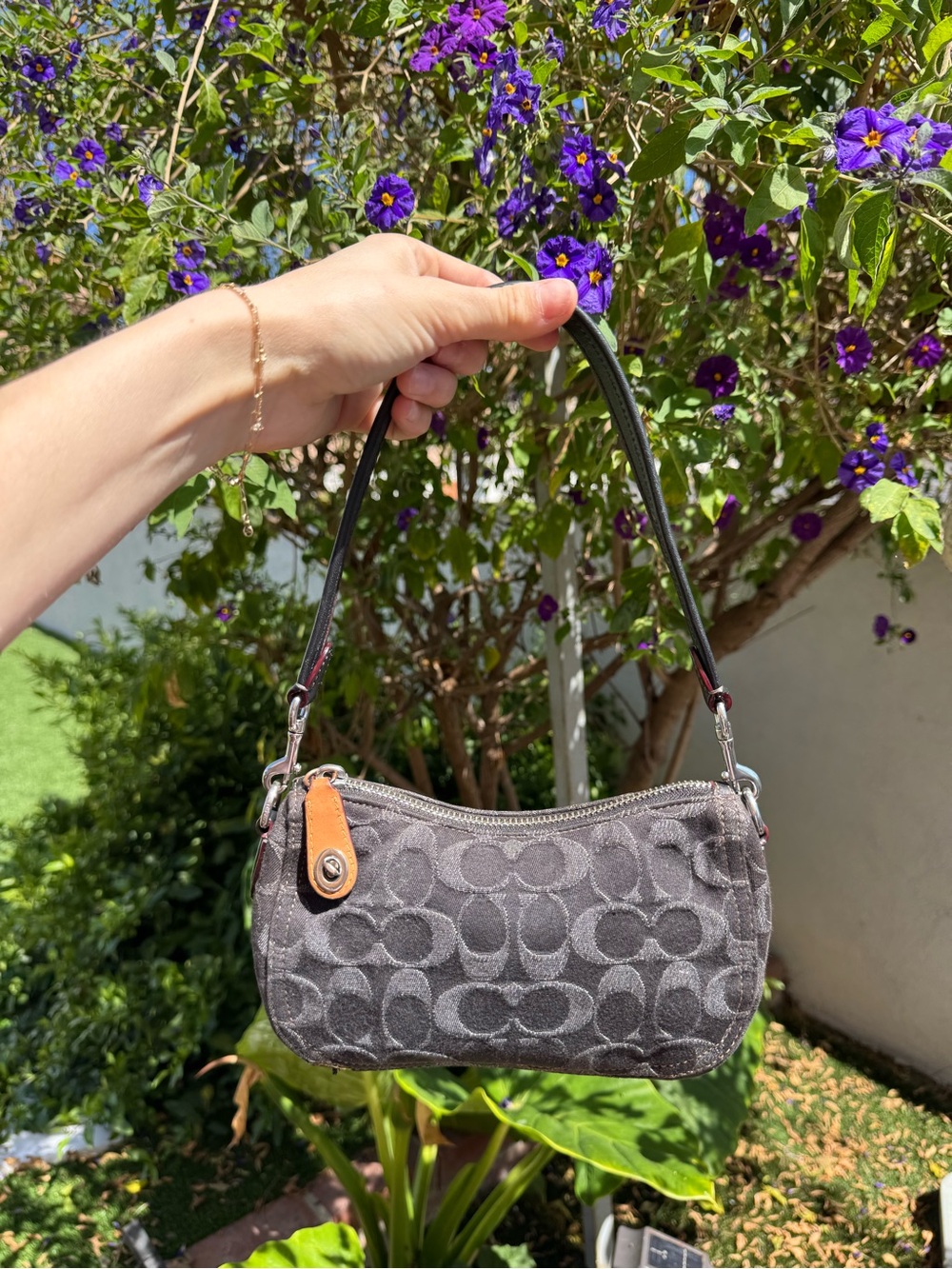 Coach Swinger Bag 20 in Signature Denim